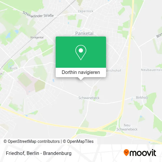 Friedhof Karte