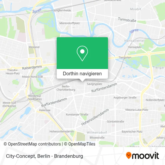 City-Concept Karte