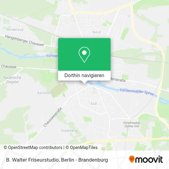 B. Walter Friseurstudio Karte