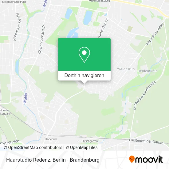 Haarstudio Redenz Karte
