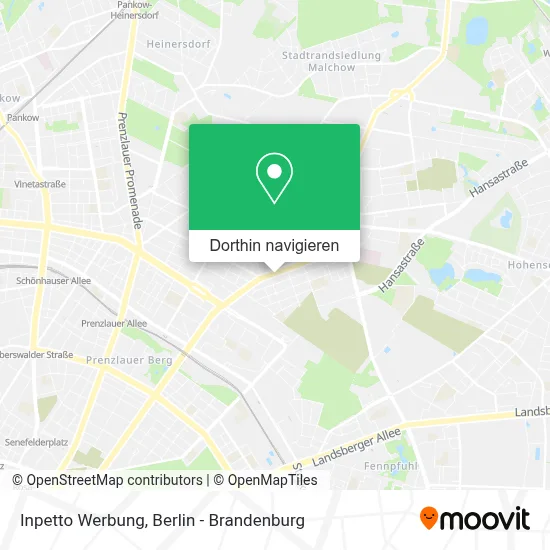 Inpetto Werbung Karte