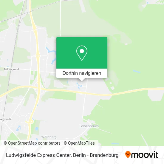 Ludwigsfelde Express Center Karte