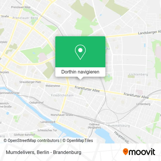Mumdelivers Karte