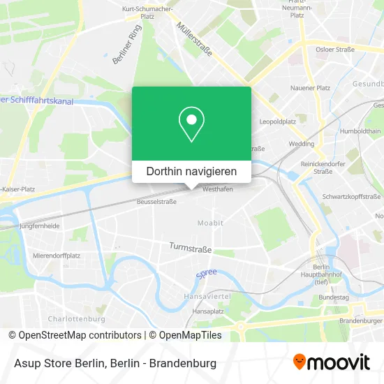 Asup Store Berlin Karte