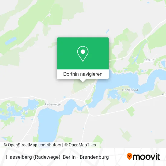 Hasselberg (Radewege) Karte