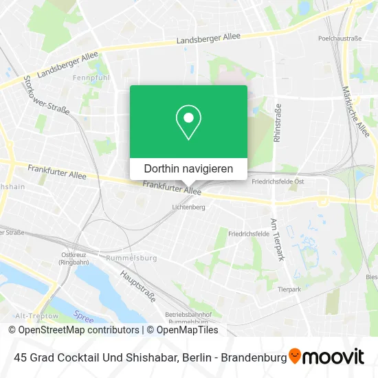 45 Grad Cocktail Und Shishabar Karte