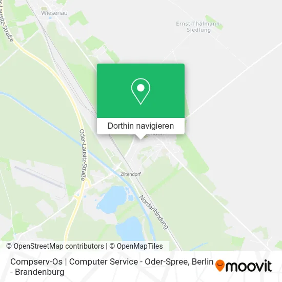 Compserv-Os | Computer Service - Oder-Spree Karte