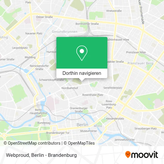 Webproud Karte
