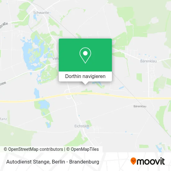 Autodienst Stange Karte