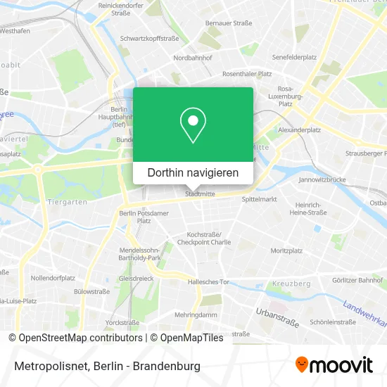 Metropolisnet Karte