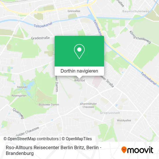 Rso-Alltours Reisecenter Berlin Britz Karte