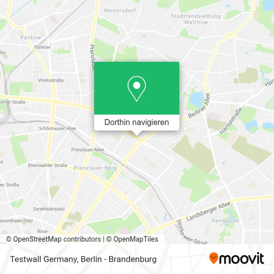 Testwall Germany Karte