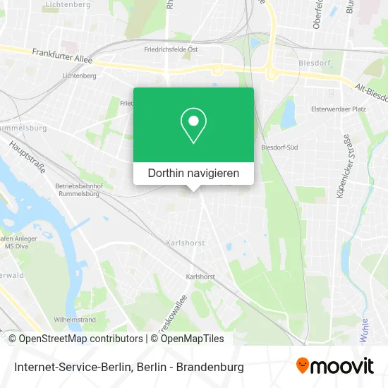 Internet-Service-Berlin Karte