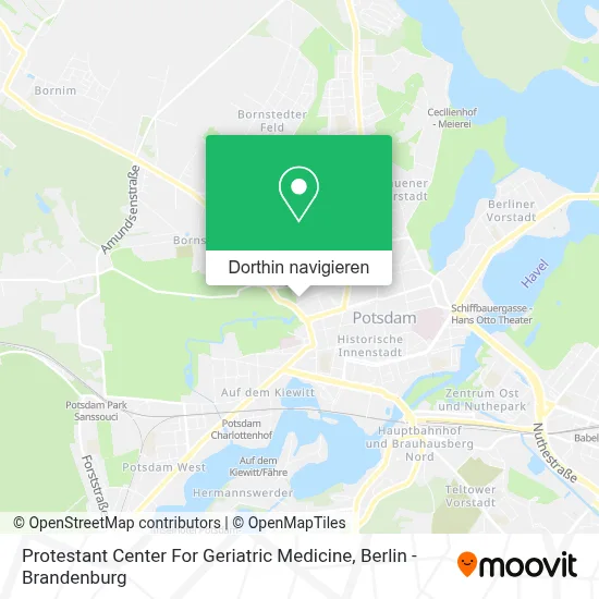 Protestant Center For Geriatric Medicine Karte