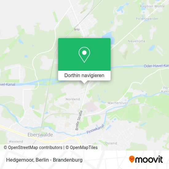 Hedgemoor Karte