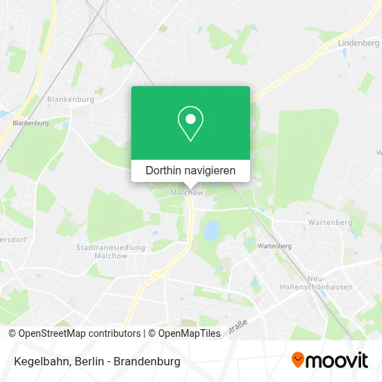 Kegelbahn Karte