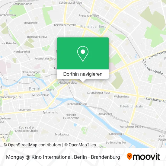 Mongay @ Kino International Karte