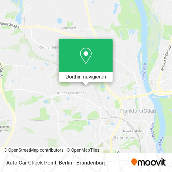 Auto Car Check Point Karte