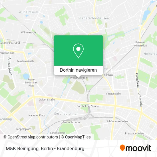 M&K Reinigung Karte