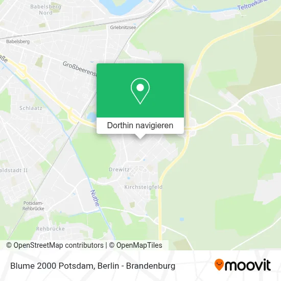 Blume 2000 Potsdam Karte