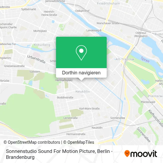 Sonnenstudio Sound For Motion Picture Karte