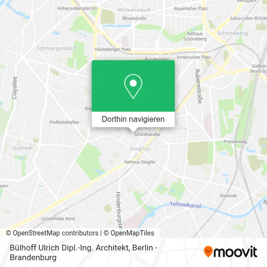 Bülhoff Ulrich Dipl.-Ing. Architekt Karte