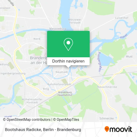 Bootshaus Radicke Karte