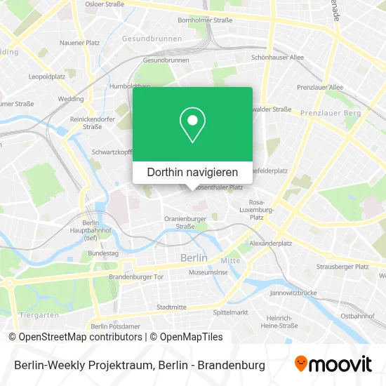 Berlin-Weekly Projektraum Karte