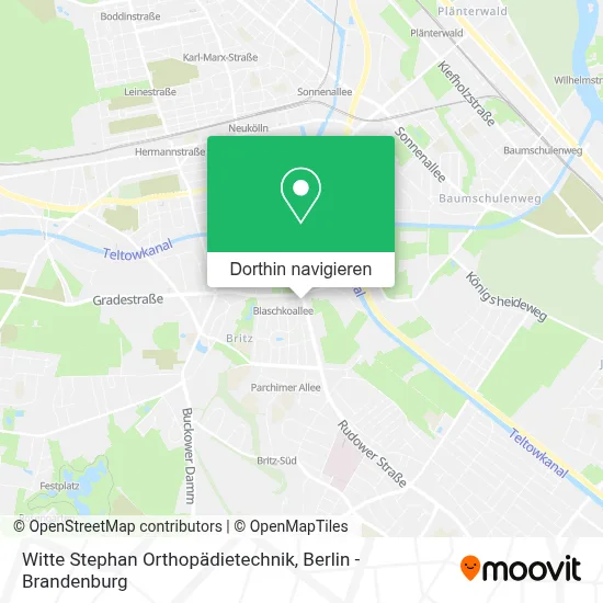 Witte Stephan Orthopädietechnik Karte