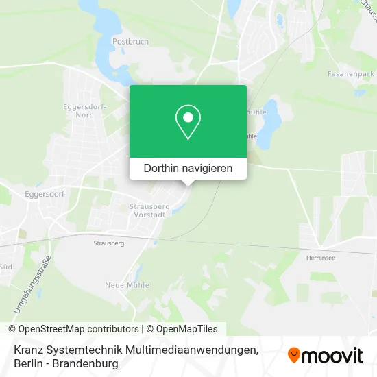 Kranz Systemtechnik Multimediaanwendungen Karte