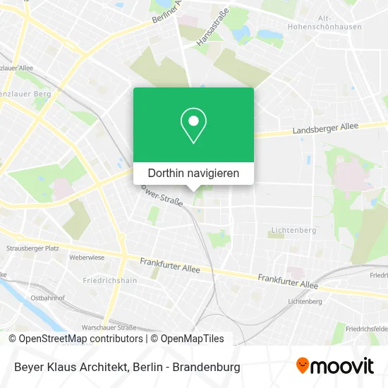 Beyer Klaus Architekt Karte
