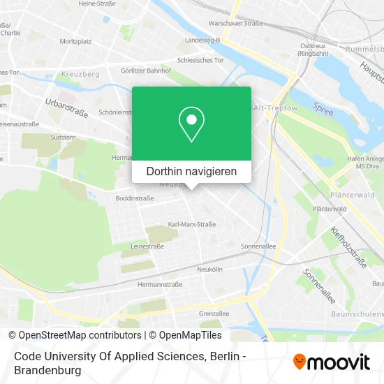 Code University Of Applied Sciences Karte