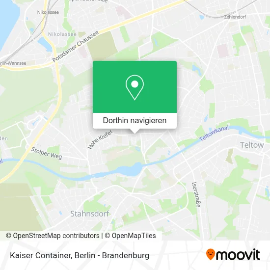 Kaiser Container Karte