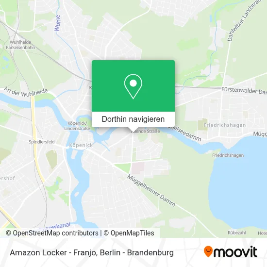 Amazon Locker - Franjo Karte
