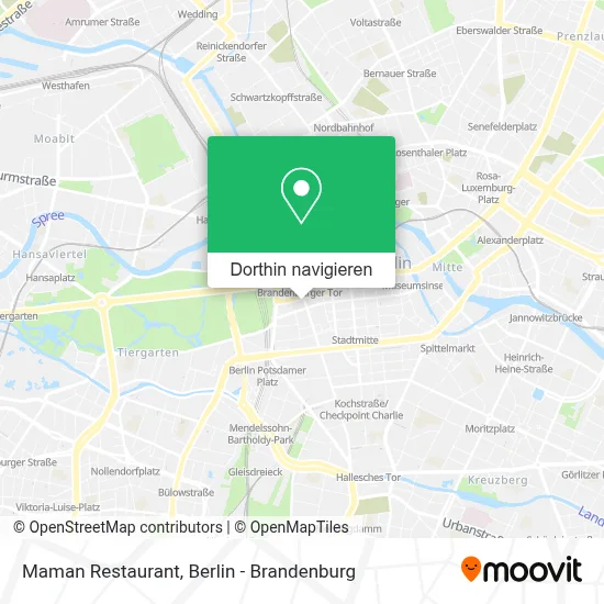 Maman Restaurant Karte