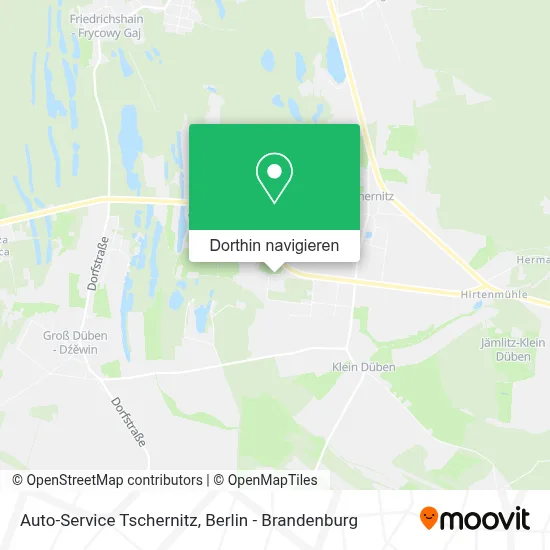Auto-Service Tschernitz Karte