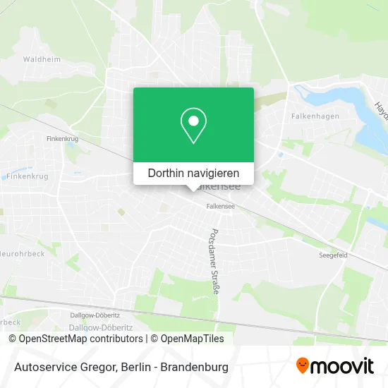 Autoservice Gregor Karte