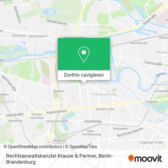 Rechtsanwaltskanzlei Krause & Partner Karte