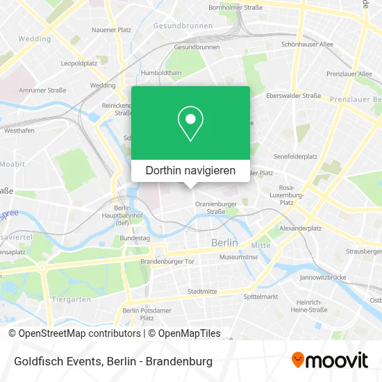 Goldfisch Events Karte