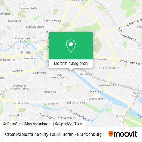 Creative Sustainability Tours Karte