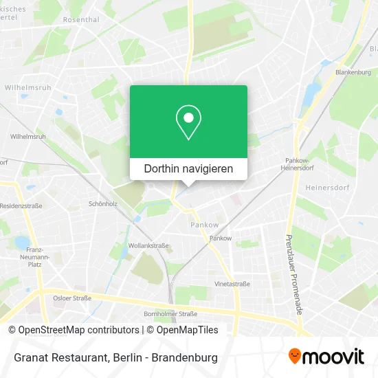 Granat Restaurant Karte