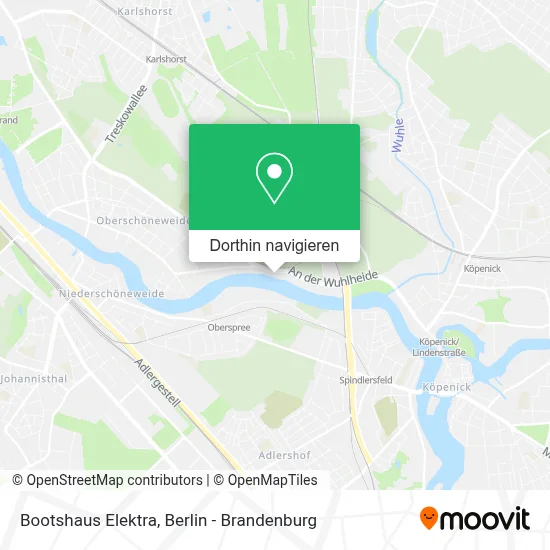 Bootshaus Elektra Karte