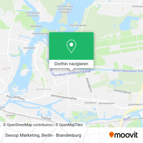 Swoop Marketing Karte