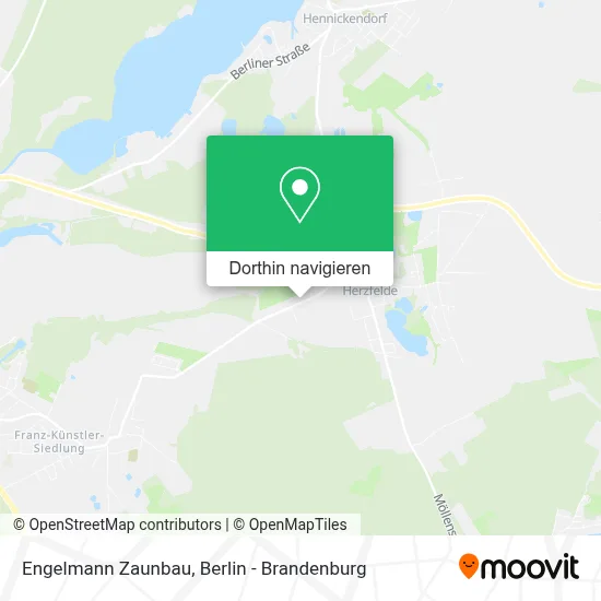 Engelmann Zaunbau Karte