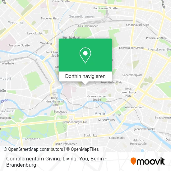 Complementum Giving. Living. You Karte