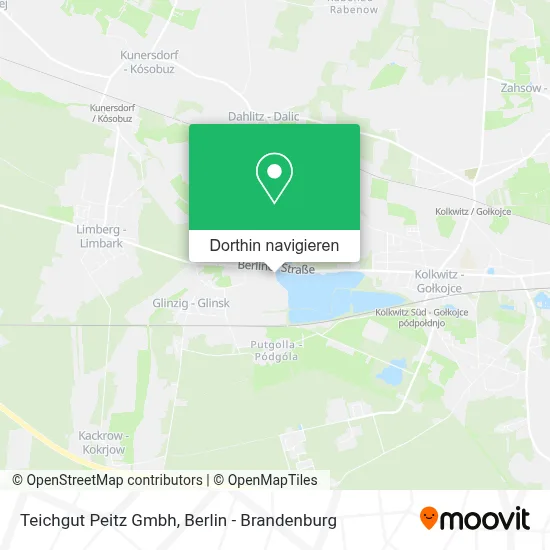 Teichgut Peitz Gmbh Karte