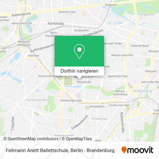 Fellmann Anett Ballettschule Karte