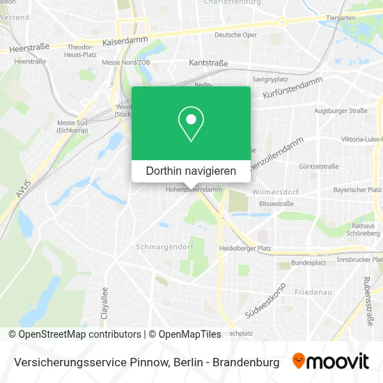 Versicherungsservice Pinnow Karte