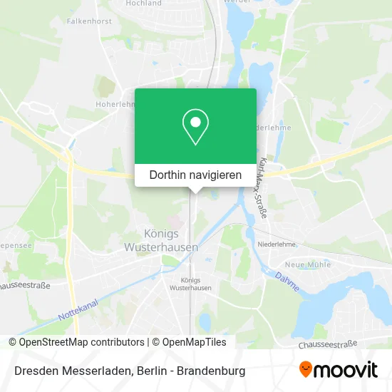 Dresden Messerladen Karte