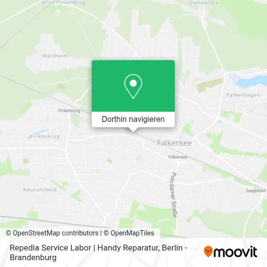 Repedia Service Labor | Handy Reparatur Karte